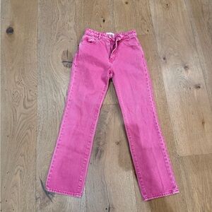 ROLLA'S Pink Straight Leg Women's Jeans